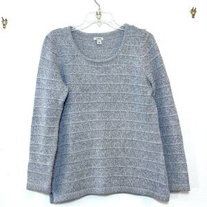 L.L. Bean Women's Light Gray Crew Neck Sweater